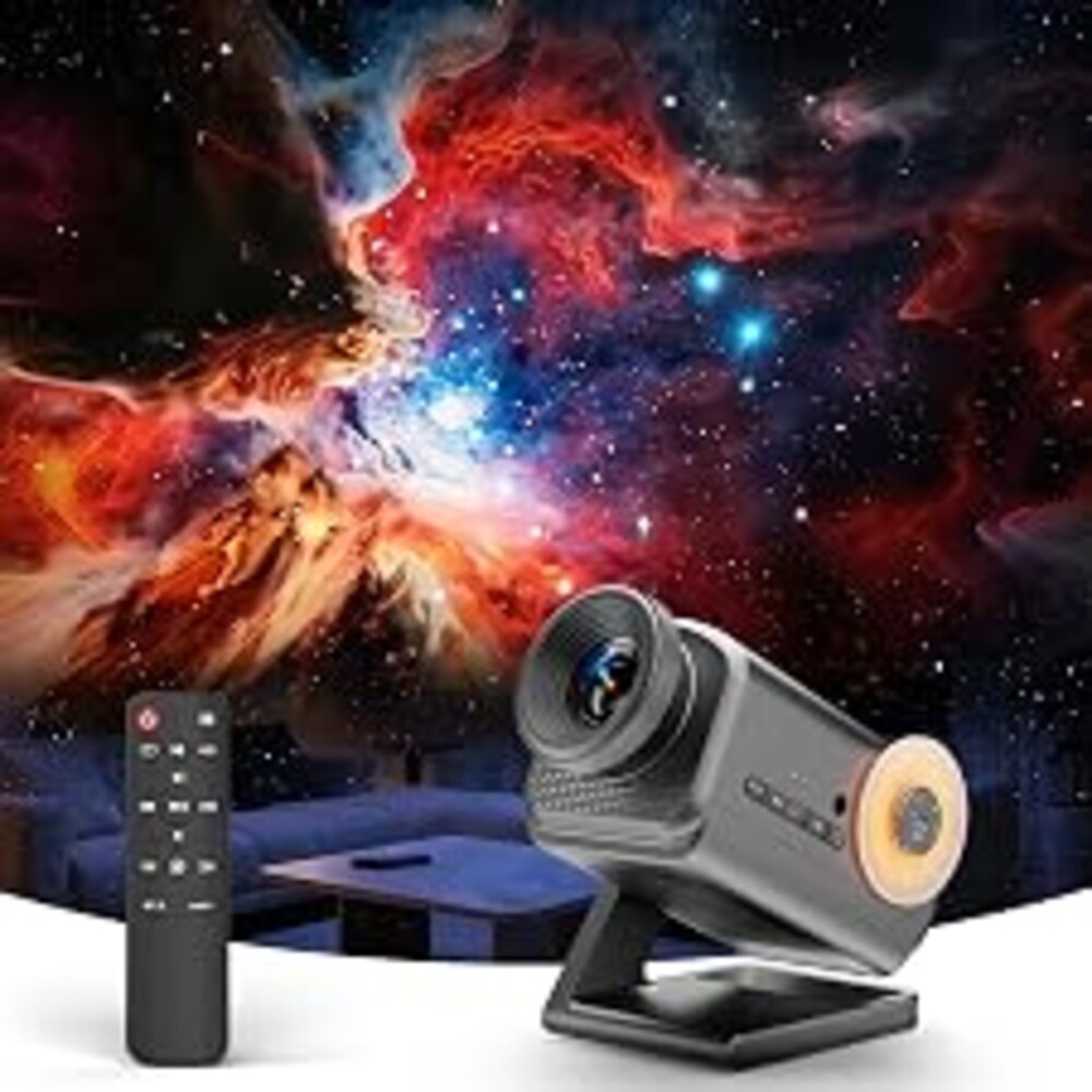 Rossetta 3D Projector with 60 Scenes, Galaxy Star Projector for Room Decor | Bluetooth Speaker, 1H/2H Timer & Remote, Night Light for Bedroom, Party, Christmas & Birthday Gifts for Adults, Girls, Boys