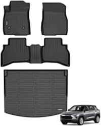 ANBINGO® Floor Mats & Cargo Liner for Chevy Trailblazer AWD 2021-2026 | & Cargo Liner for Trailblazer AWD 2021 2022 2023 2024 2025 2026 (Cargo Tray in Upper Deck Position) Set - Black