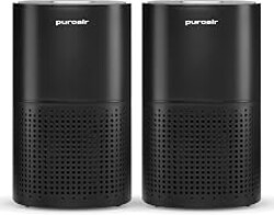 PuroAir 240 HEPA Air Purifiers for Home Pets Bedroom - 1,000 Ft² (2PK) | 3-Layer Air Filter with CarbonTech for Smoke, Odor, Allergies is 500X Stronger - Auto Air Quality Sensor, Quiet Sleep Mode