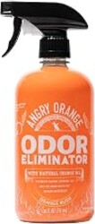 ANGRY ORANGE Pet Odor Eliminator for Dog and Cat Urine, Carpet Stains, and Strong Smells – NEW Orange Rush Scent – Citrus Cleaner with Natural Orange Oil – 24 oz