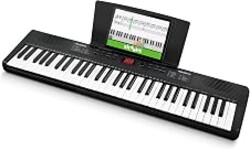 Alesis Melody 61 MK4 61-Key Piano Keyboard | Portable, 300 Voices, Split/Layer Modes, Includes Lessons, for Beginners