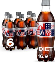 Diet Coke Soda Soft Drink Bottles, 16.9