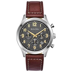 Bulova Men's Classic Stainless Steel Chr