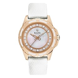 Bulova Ladies' Classic Diamond 3-Hand Qu