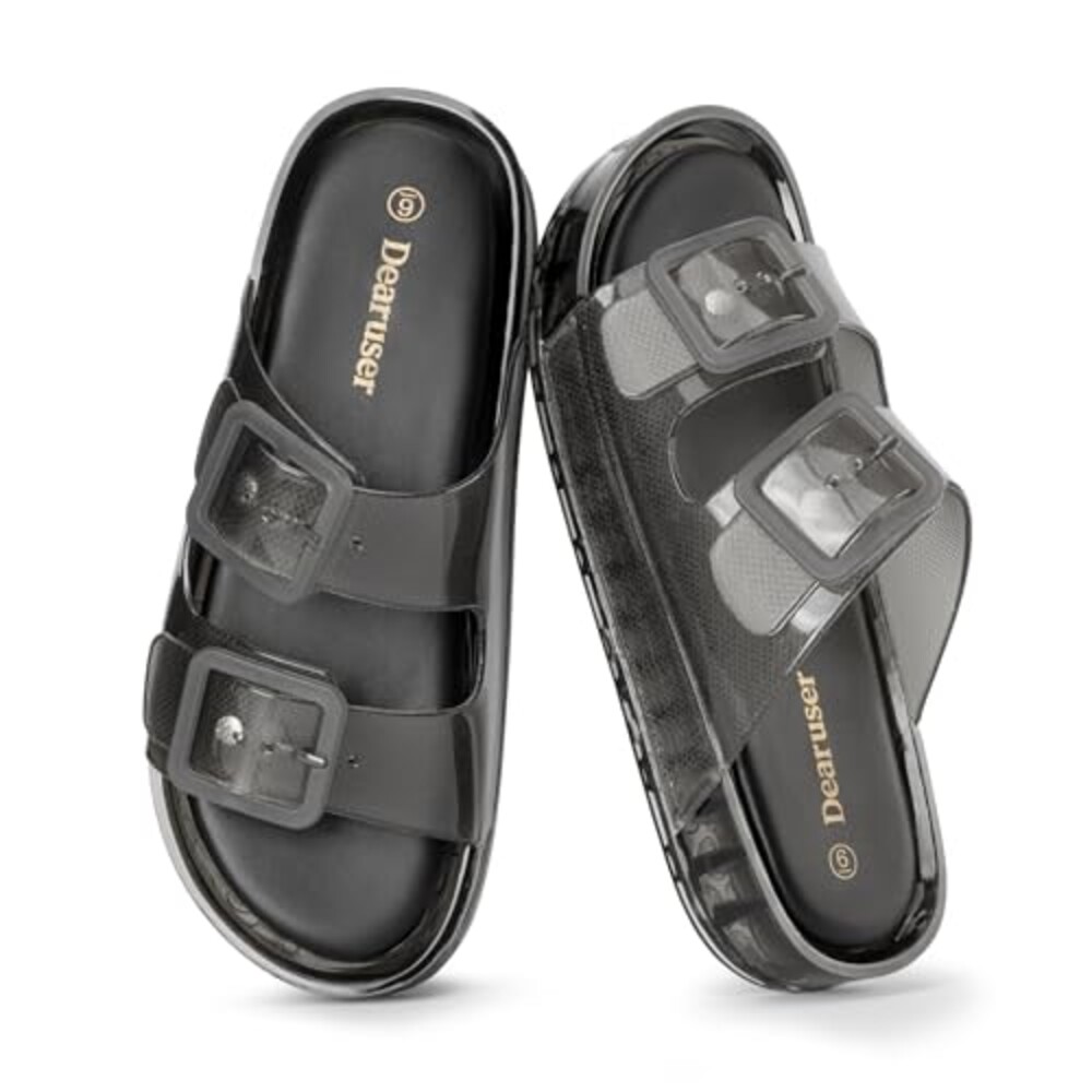 Dearuser Pool Slides for Women Non-Slip