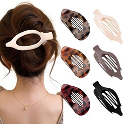 Lourny 6 PCS Flat Hair Clips for Women D