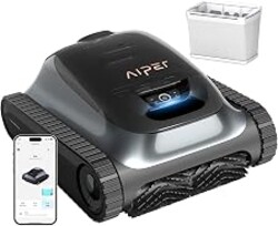 (2026 Upgrade) Aiper Scuba S1 Robotic Pool Cleaner, 270 Min Runtime, Floor/Wall/Waterline/Shallow Area Cleaning, Ultra-fine Filter, Smarter Navigation, High-Precision Sensors, App Support-Black
