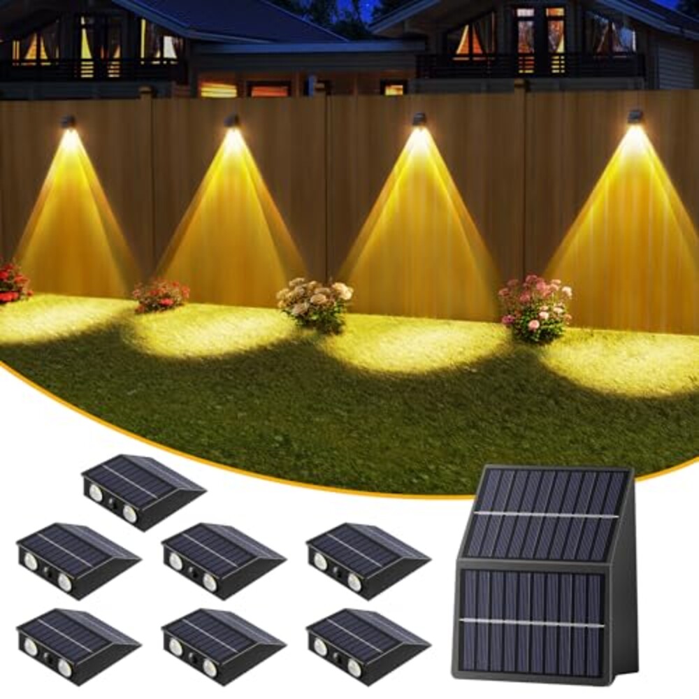 High Brightness Solar Fence Lights Outdo