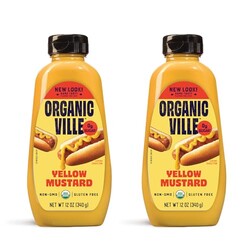 Organicville Yellow Mustard - Mustard Ye