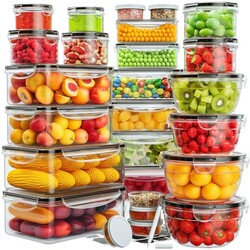 52 PCS Food Storage Containers with Lids
