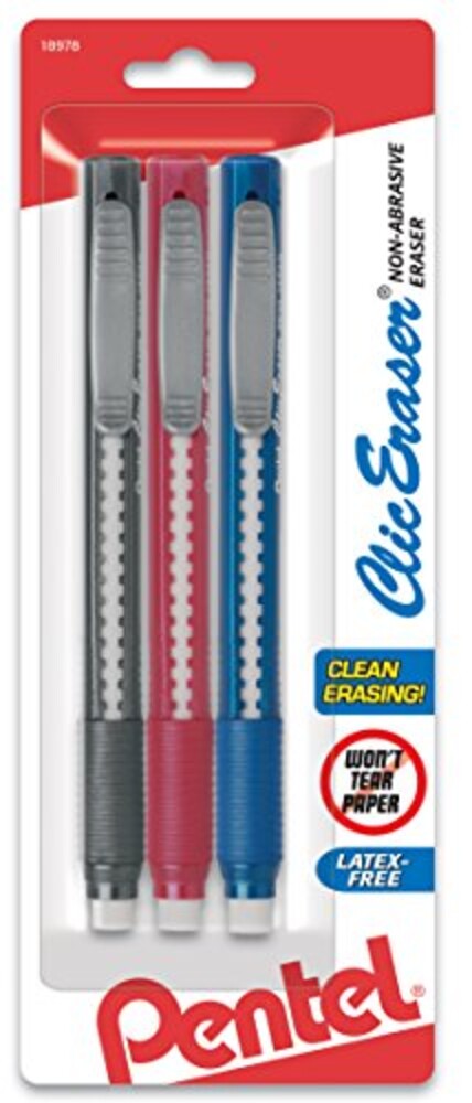 Pentel Clic Retractable Eraser with Grip
