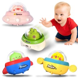KIDS KING 4PCS Animal Press to Go Car To