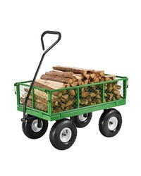 VEVOR 680 Lbs Steel Garden Cart on Wheel