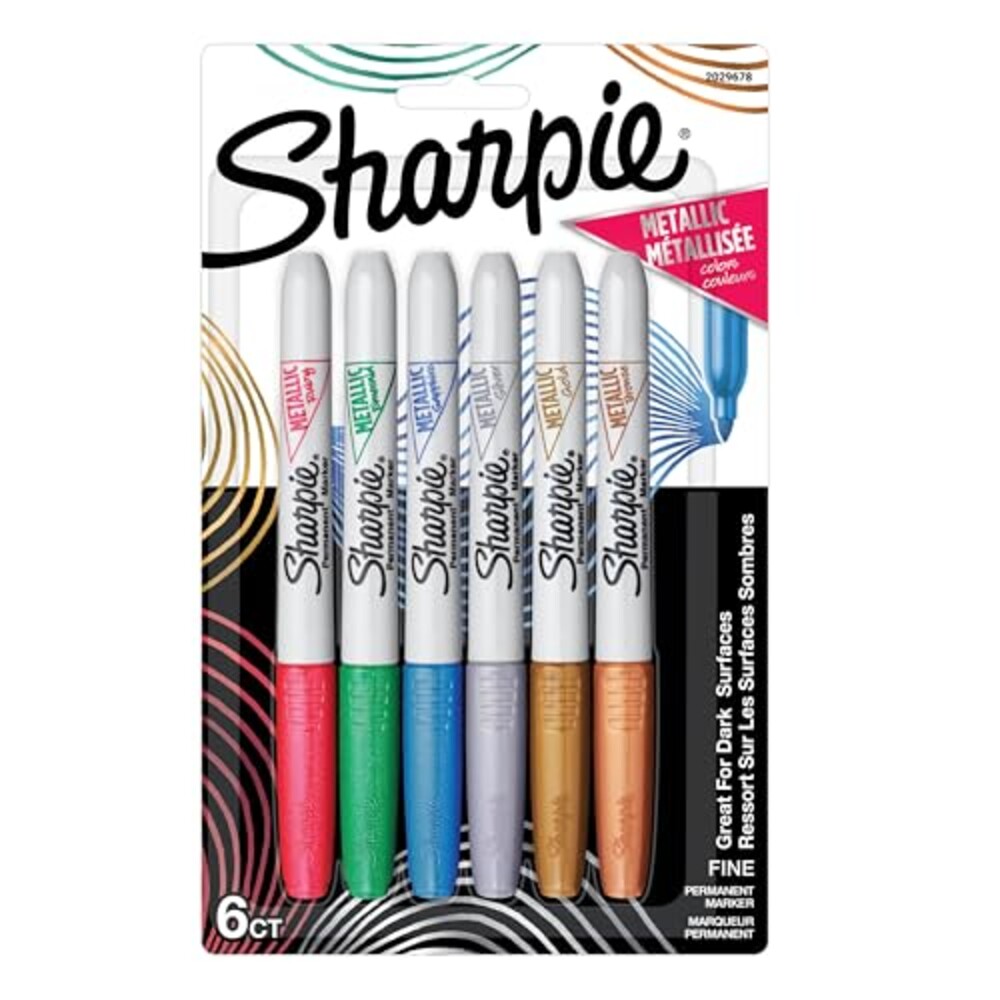 Sharpie Metallic Permanent Markers, Fine