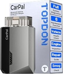 TOPDON Carpal OBD2 Scanner Bluetooth - All System Diagnostic Tool with AI | AI-Assisted All System Car Scan Tool for iOS & Android, Vehicle Health Check, 6 Hot Reset Services, Smog Check, Repair Guide