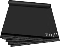 KKBESTPACK Black Poly Mailers 19x24 in, Large Shipping Bags, 50 Pcs | Large mailing bags for shipping clothes and shipping envelopes for packing shirts, hoodies, and apparel.