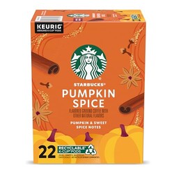 Starbucks K-Cup Coffee Pods, Pumpkin Spi