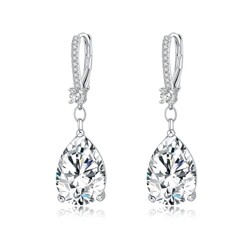 BAMIKI 925 Sterling Silver Teardrop Zirc