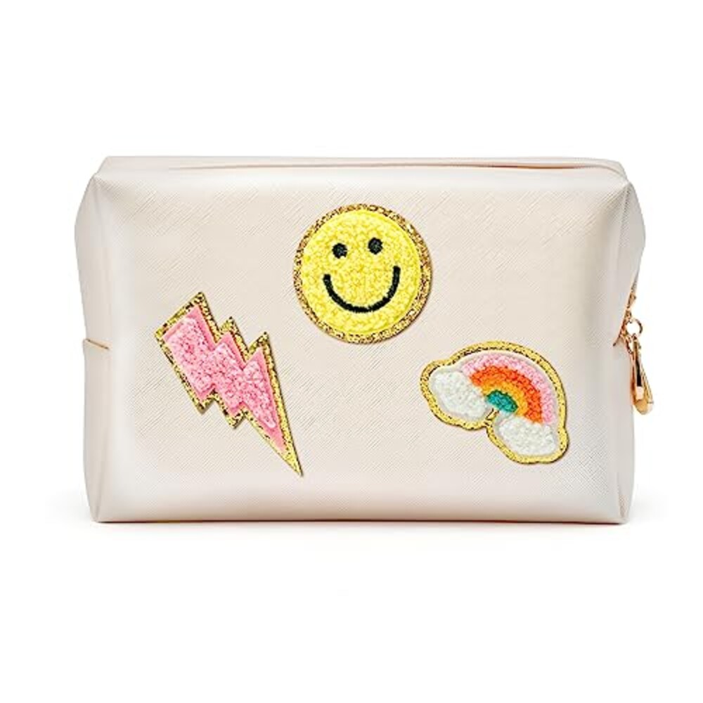 LieToi Preppy Patch Cosmetic Toiletry Ba