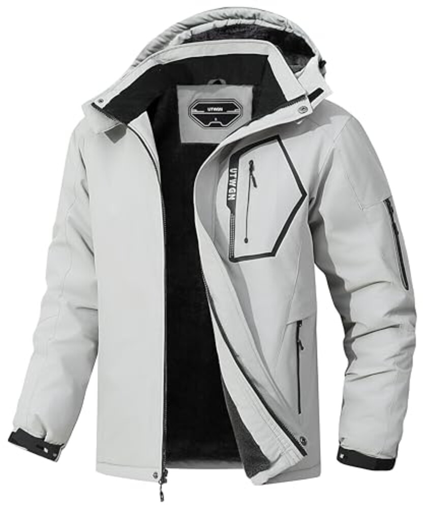 UTWGN Men's Ski Jacket – Waterproof Warm