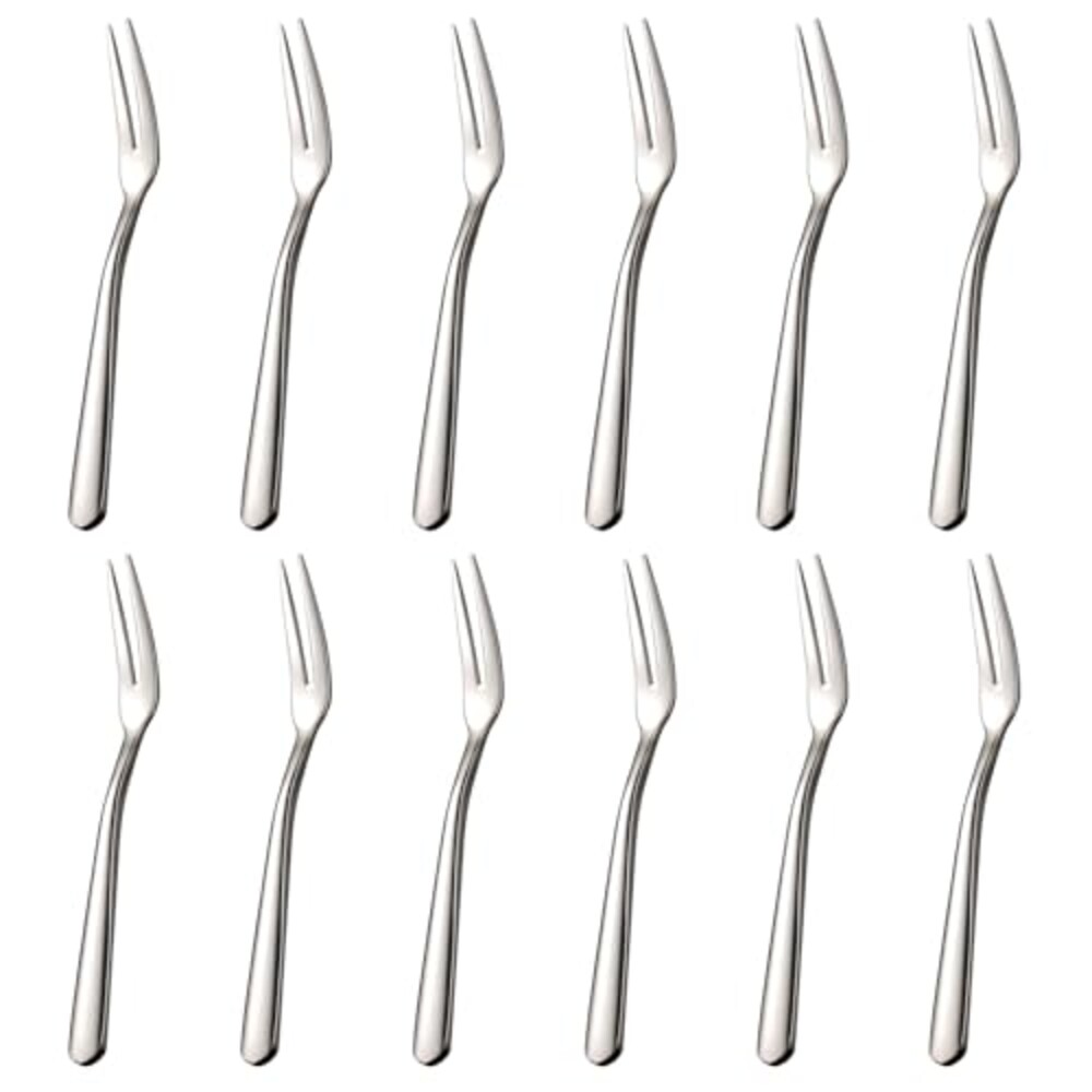 ZDFQly 12 Pcs 304 Stainless Steel Forks
