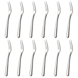 ZDFQly 12 Pcs 304 Stainless Steel Forks