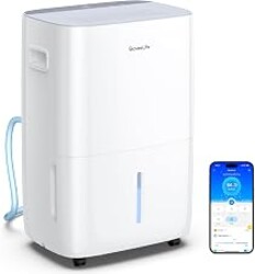 GoveeLife Dehumidifier with Pump for Home 4,500ft², 137 Pints, Drain Hose | Smart Voice/App Control for Basement with Humidity Control, Auto Shut Off/Defrost, Full Reminder, 5 Modes, Bathroom, Garage