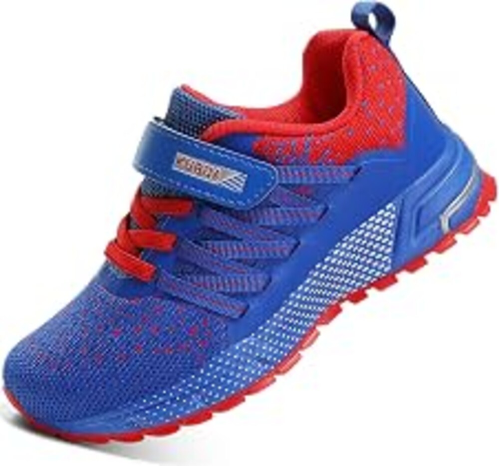 KUBUA Kids Sneakers Lightweight Boys Girls Tennis Shoes | Breathable, Comfortable, Non Slip, Easy to Put On, Running, Walking, Gym, School, Daily Play, Toddler
