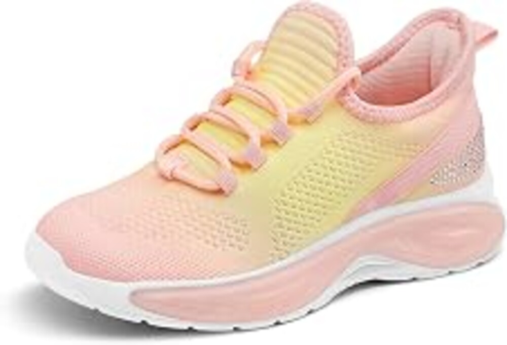 RUNSIDE Girls Lightweight Sneakers for Kids | Gym,Breathable,Slip Resistant,Washable