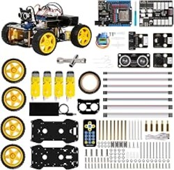 ACEBOTT Robotics Kit for Kids Ages 8-12 12-16, Smart Robot Car Kit Compatible with Arduino & Scratch, STEM Toys Coding Robot Kit with App Control, STEM Gifts for Kids and Teens