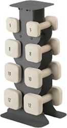 WeGym Square Dumbbell Set for Home Gym, Free Weights for Strength Training | SafeGrip Dumbbells, Free Weights, Anti-Slip Handles, Non-Rolling Workout Equipment