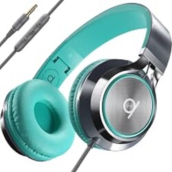 ARTIX Wired Headphones for Classroom & School with Microphone & Volume Control - Adults, Teens & Kids Headphones with Cord, Corded Head Phones Wire for Laptop, Computer, Chromebook & Tablet 3.5mm Aux