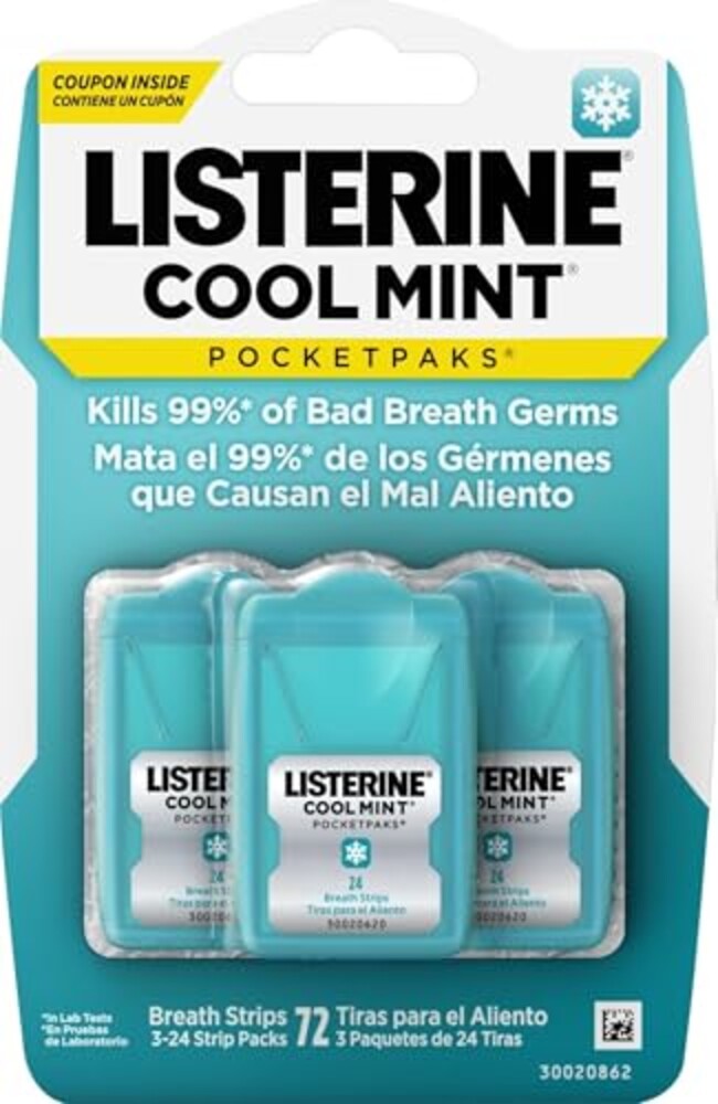 Listerine PocketPaks Breath Strips, Cool