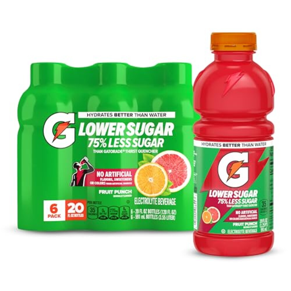 Gatorade Lower Sugar Sports Drink, Fruit