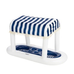 FUNBOY Giant Floating Navy Cabana Stripe
