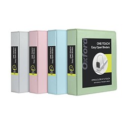 Oxford 3 Ring Binders, 2 inch ONE-Touch