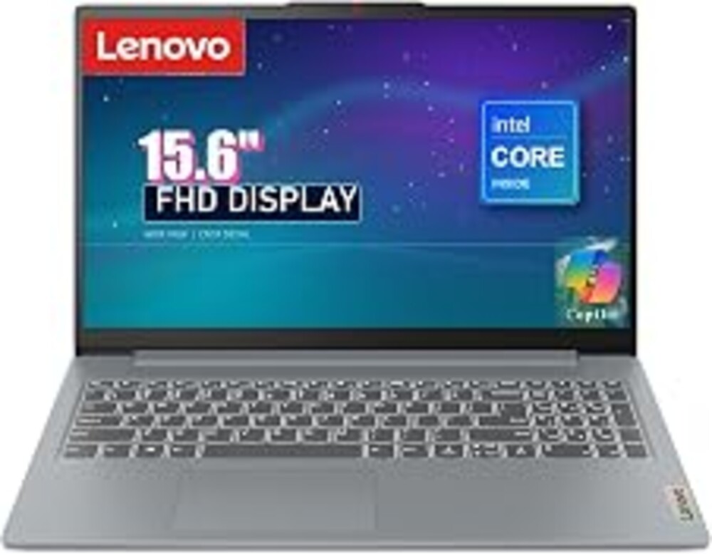 Lenovo 15.6" Essential Everyday Laptop, 2026 Edition, 8GB DDR5 128GB SSD | Intel 4-Core CPU, Fast DDR5 RAM, Win 11, FHD Anti-Glare Large Screen, Slim PC for Student & Home Office