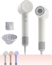 Laifen SE 2 Diffuser Hair Dryer for Women, 21.5m/s Air Speed, Matte White | Frizz Control, Heat Protection, Perfect for Sleek Styling, Diffuser for Curling & Wavy Hair, 5 Modes & 2 Airspeeds, Low Noise