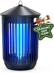 Flyghost Bug Zapper Outdoor Indoor, Mosquito Zapper, Electric Fly Traps IPX4 Waterproof 20W Lamp Fly Insects Traps for Patio, Garage, Backyard, Porch