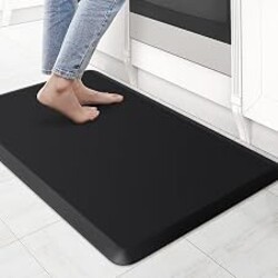 Kitchen Mat Cushioned Anti Fatigue Rug Standing and Comfort Floor Mats | Water-Resistant, Non-Slip, Easy to Clean Comfort Floor Mat for Kitchen, Sink & Office, Multiple Colors & Sizes, 17.3"x28"