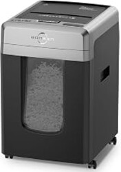 BONSEN 300-Sheet Auto Feed Micro Cut Heavy Duty Paper Shredder for Office | 60-Min Run, P-4 High Security, 2-in-1 Mode with Anti-Jam System, 58dB Ultra-quiet, 8.1-Gal Bin with Casters S3113