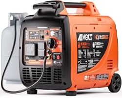 AIVOLT 4300W Dual Fuel Inverter Generator 53dB Quiet for RV Camp Home | Remote/Electric Start. 64lbs Wheels Kit. Auto-Switch Gas/Propane. 34h Propane Runtime. CO Auto-Shutoff. Parallel Ready.