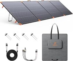 ZOUPW 480W Bifacial Portable Solar Panel N-Type 16BB for Power Station | 25% Efficiency Foldable Solar Charger for EcoFlow Delta/Bluetti/Anker C1000,IP68 Waterproof for Offgrid RV Home Power Backup