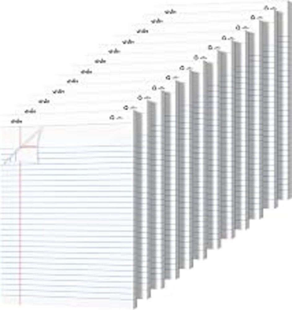 ViVin 12 Pack Legal Pads 8.5" x 11.75", Wide Ruled Note Pads, 30 Sheet/Pad | Perforated Writing Pads, Notepads for Office Home School, White Paper