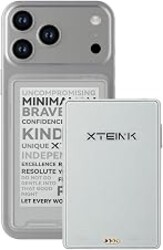 XTEINK X3 3.7" Pocket E-Ink eBook Reader, Mist Gray | Ultra-thin 0.2" design with magnetic pogo-pin charging, gyroscope page-turn, 16GB storage, and distraction-free reading