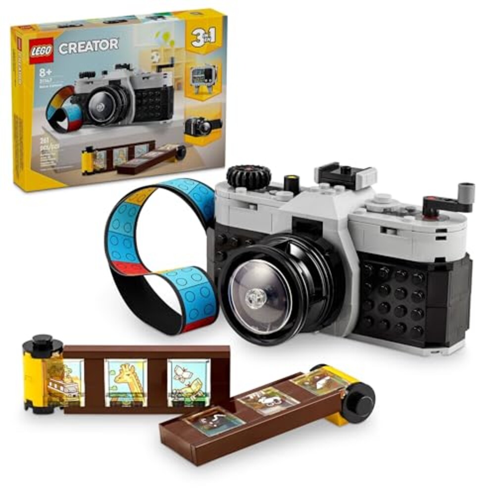 LEGO Creator 3 in 1 Retro Camera Toy, Tr