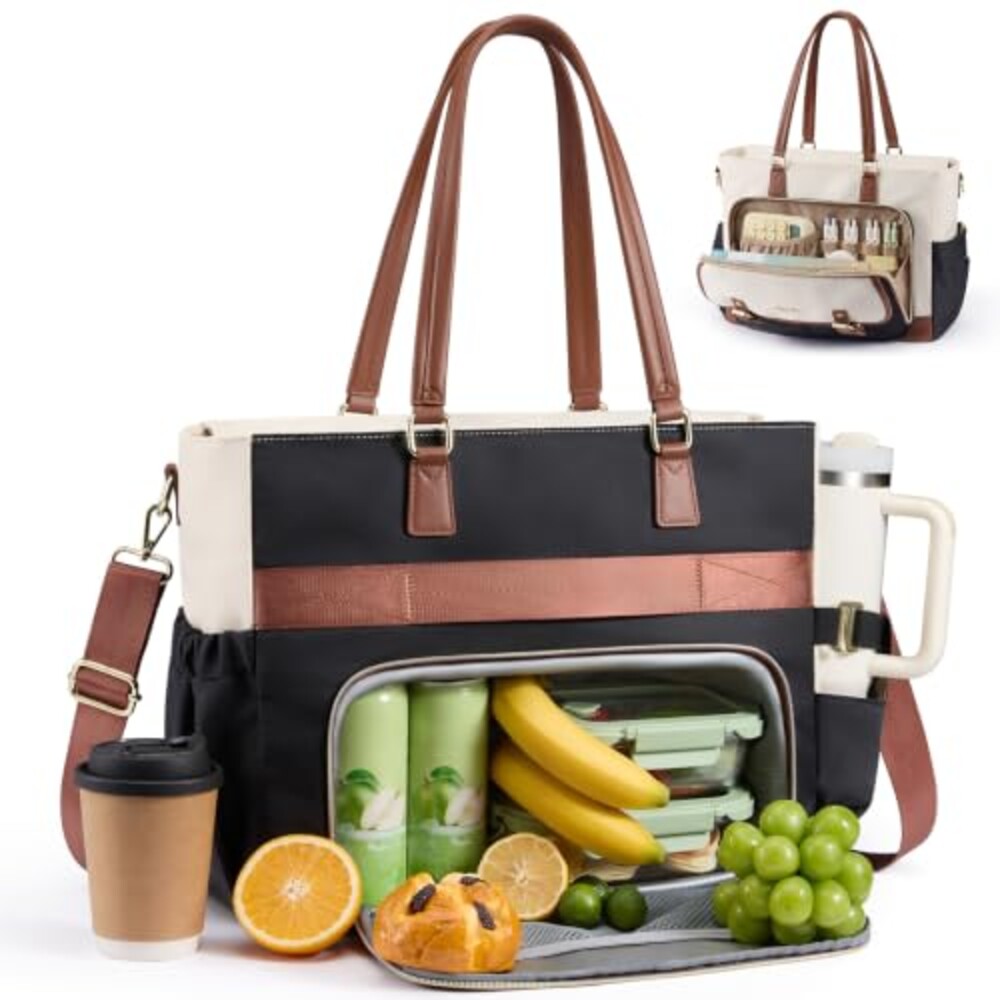 LOVEVOOK 2 in 1 Laptop Lunch Bag for Wom