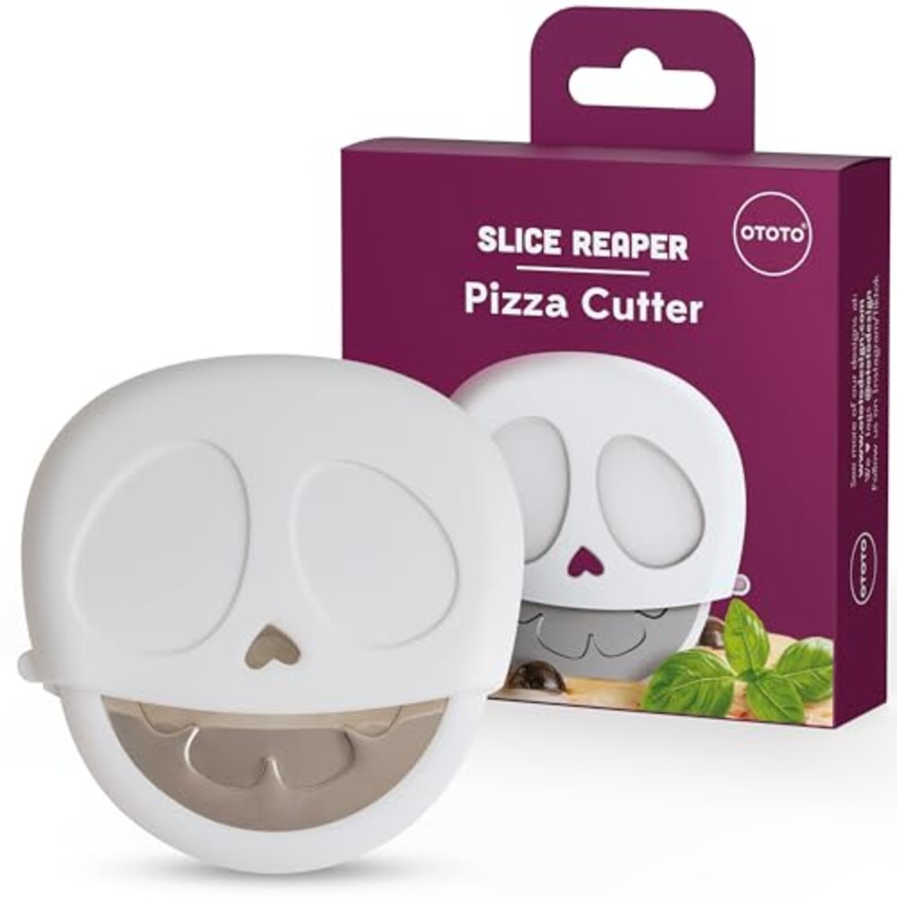 NEW - OTOTO Slice Reaper Pizza Cutter Wh