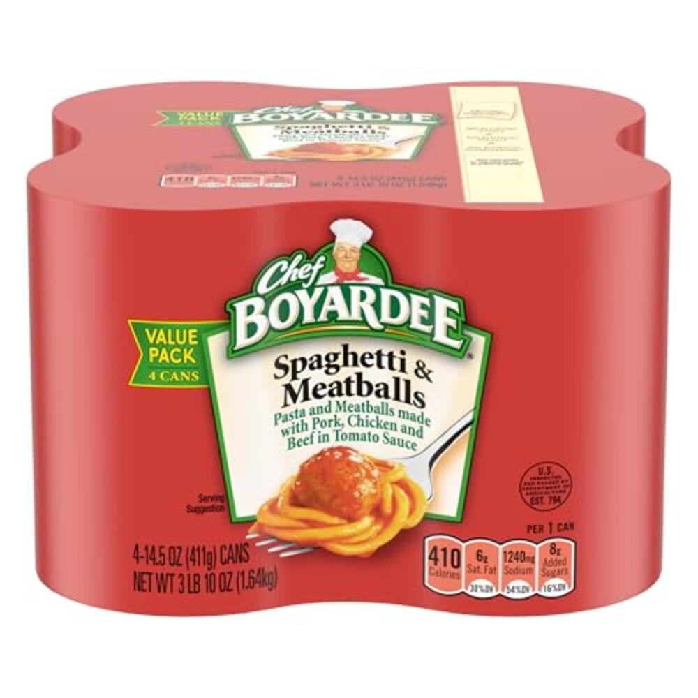 Chef Boyardee Spaghetti and Meatballs, 1