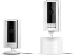 Ring Pan-Tilt Indoor Cam, White with Ring Indoor Cam (2nd Gen), White